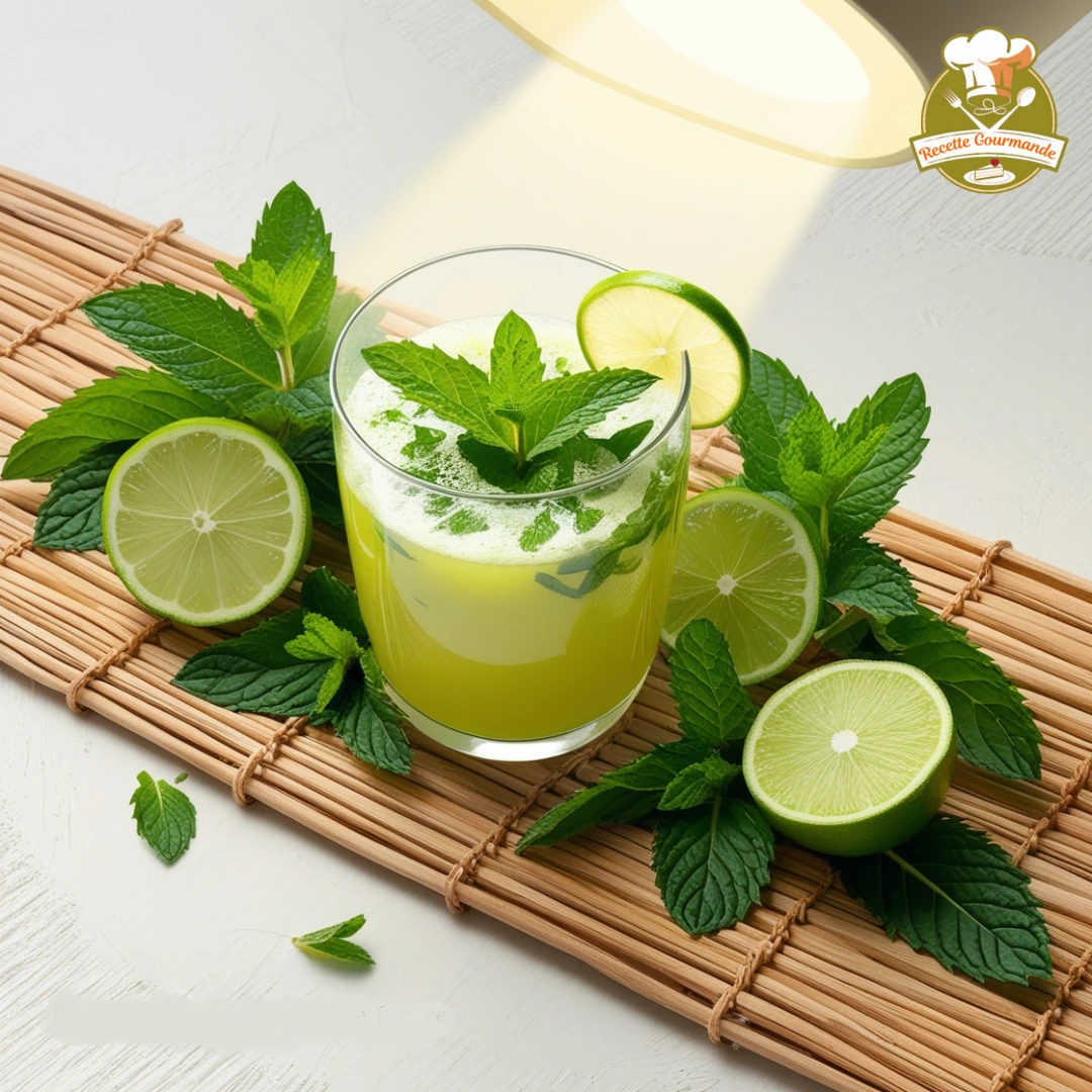 Jus Détox à la Menthe et Citron